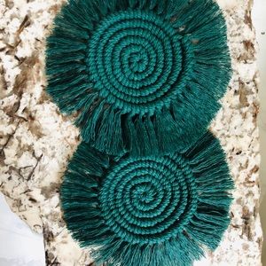 Handmade Macrome coasters